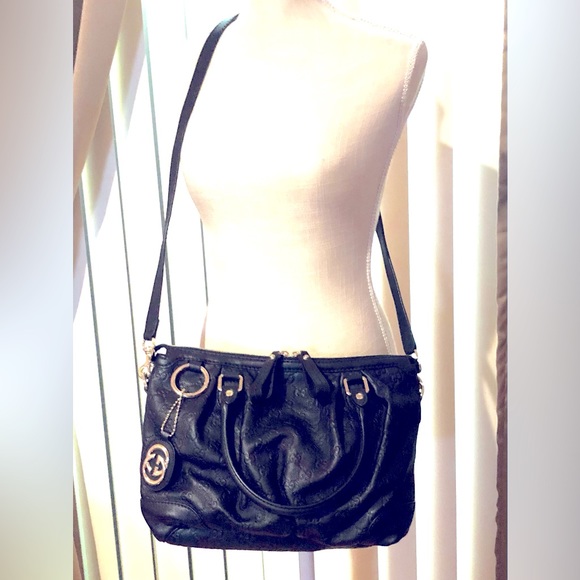 Authentic New Gucci Sukey Leather Bag Model : 247902 - Picture 3 of 16